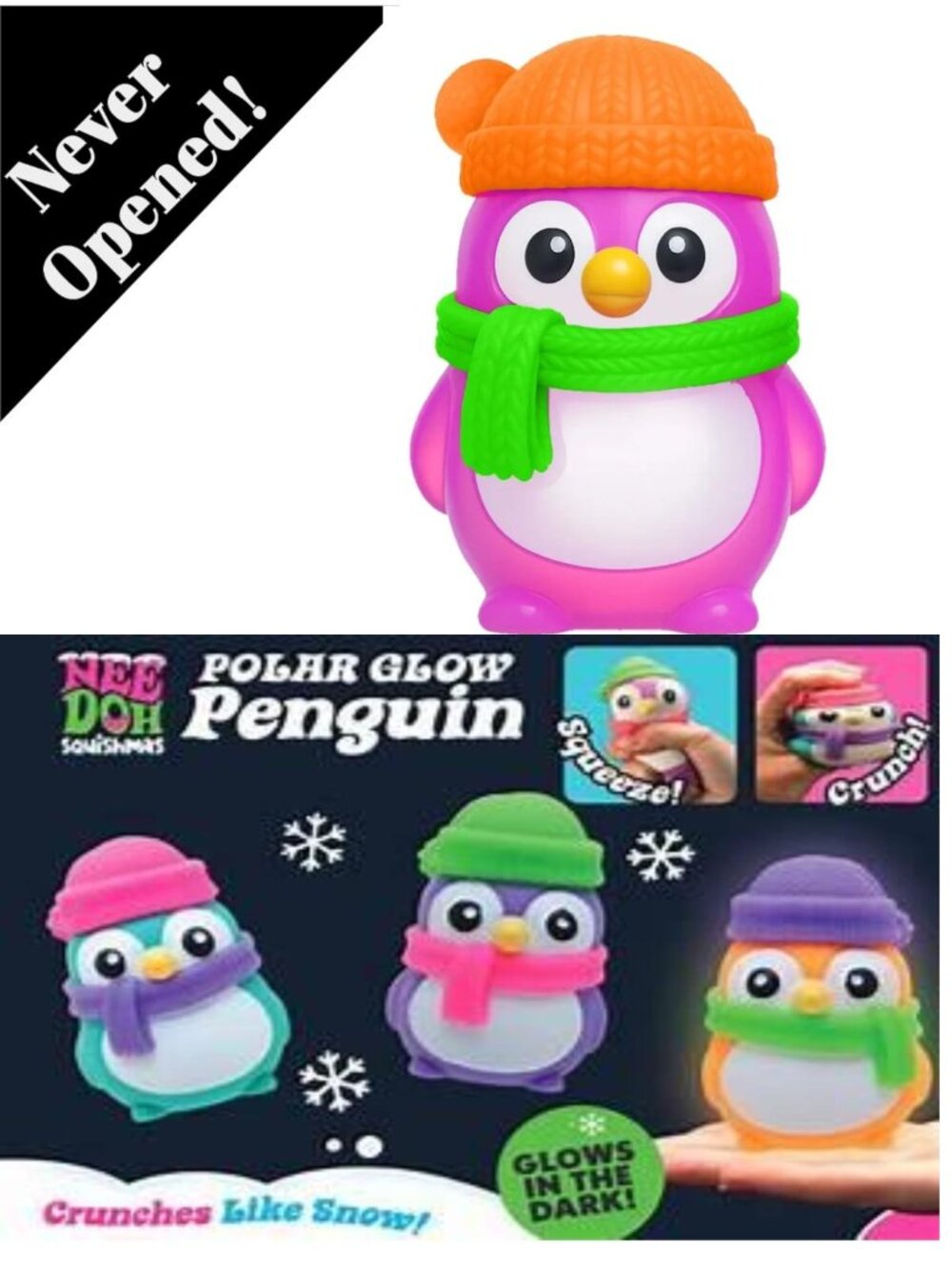 Nee Doh Squishmas Polar Penguin - Limited Edition